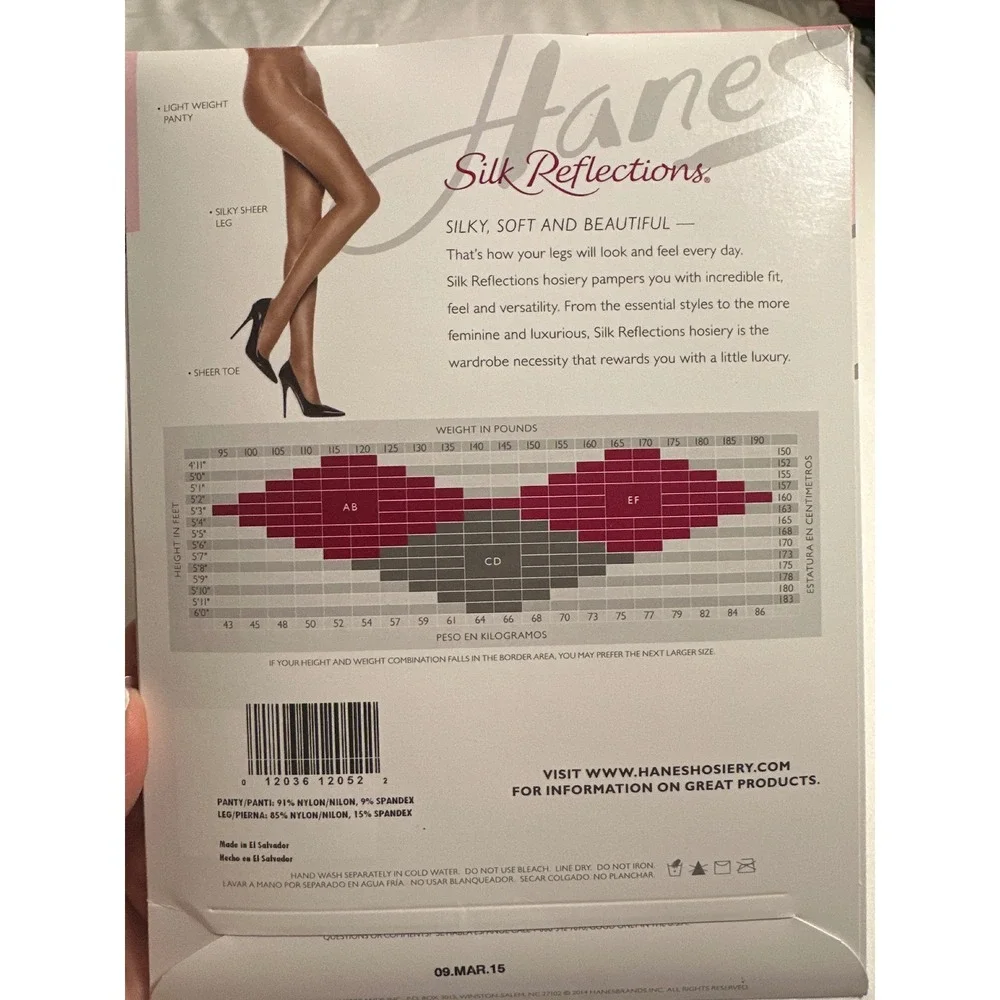 Hanes silk reflections